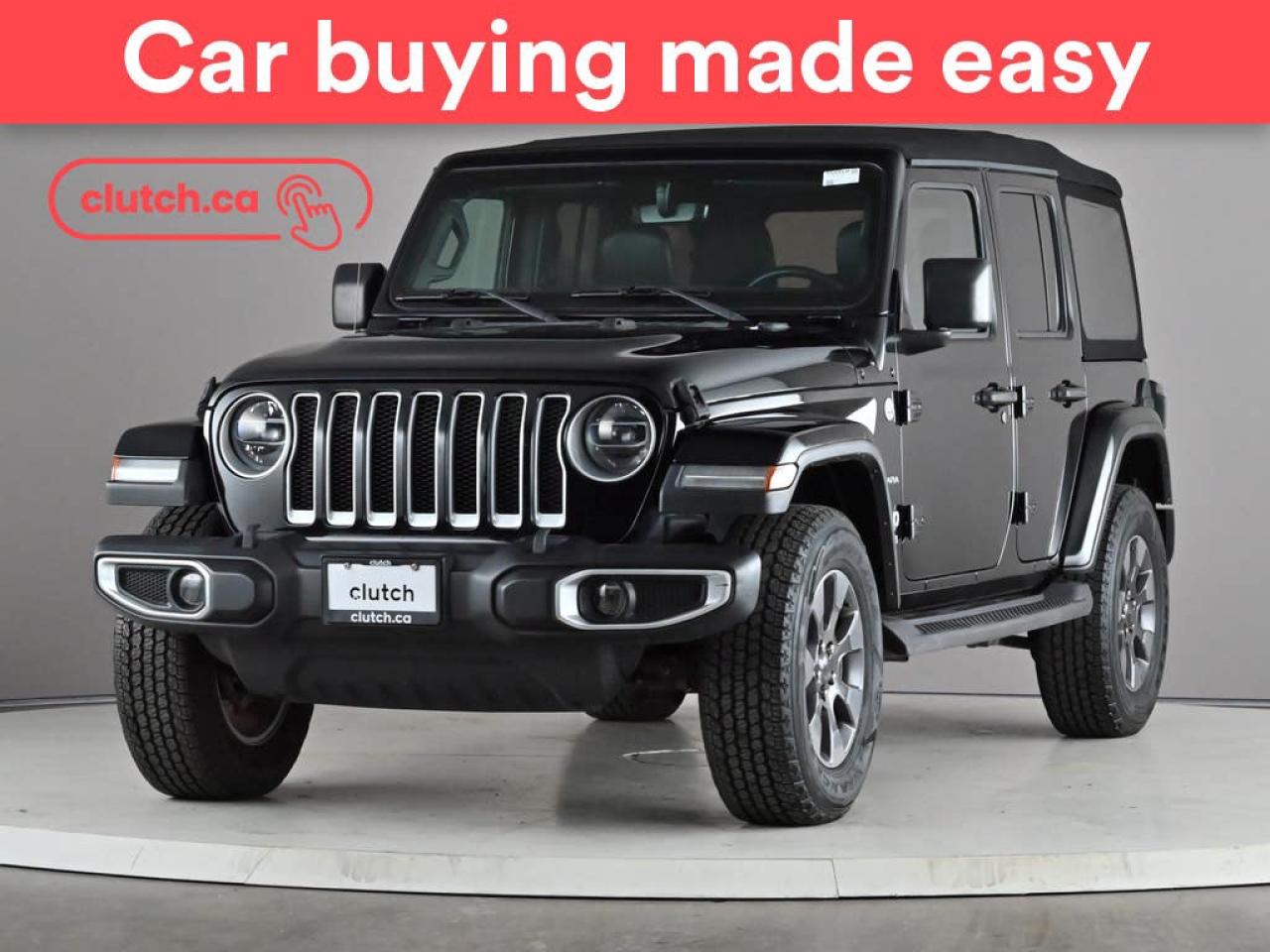 Used 2021 Jeep Wrangler Unlimited Sahara 4X4 w/ Apple CarPlay, Heated Front Seats, Rearview Cam for sale in Toronto, ON
