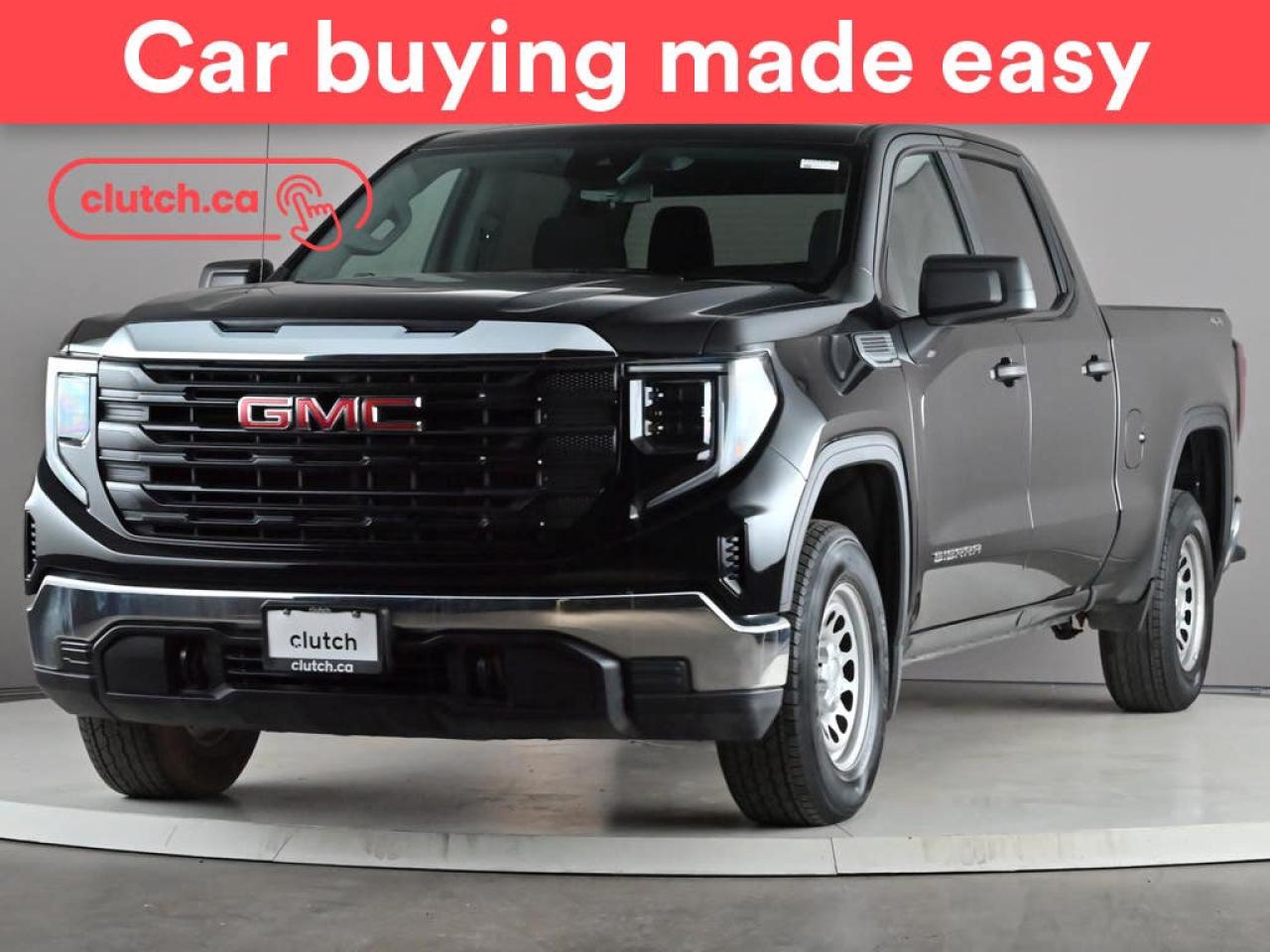 Used 2022 GMC Sierra 1500 Pro Crew Cab 5 3/4 ft 4x4 w/ Apple CarPlay, A/C, Rearview Cam for sale in Toronto, ON
