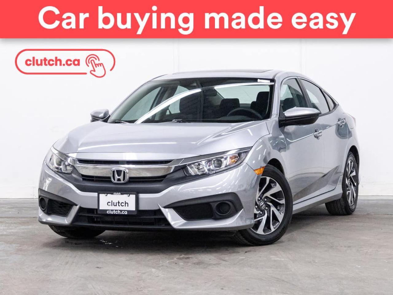 Used 2018 Honda Civic EX w/ Apple CarPlay & Android Auto, Heated Front Seats, Rearview Cam for sale in Toronto, ON