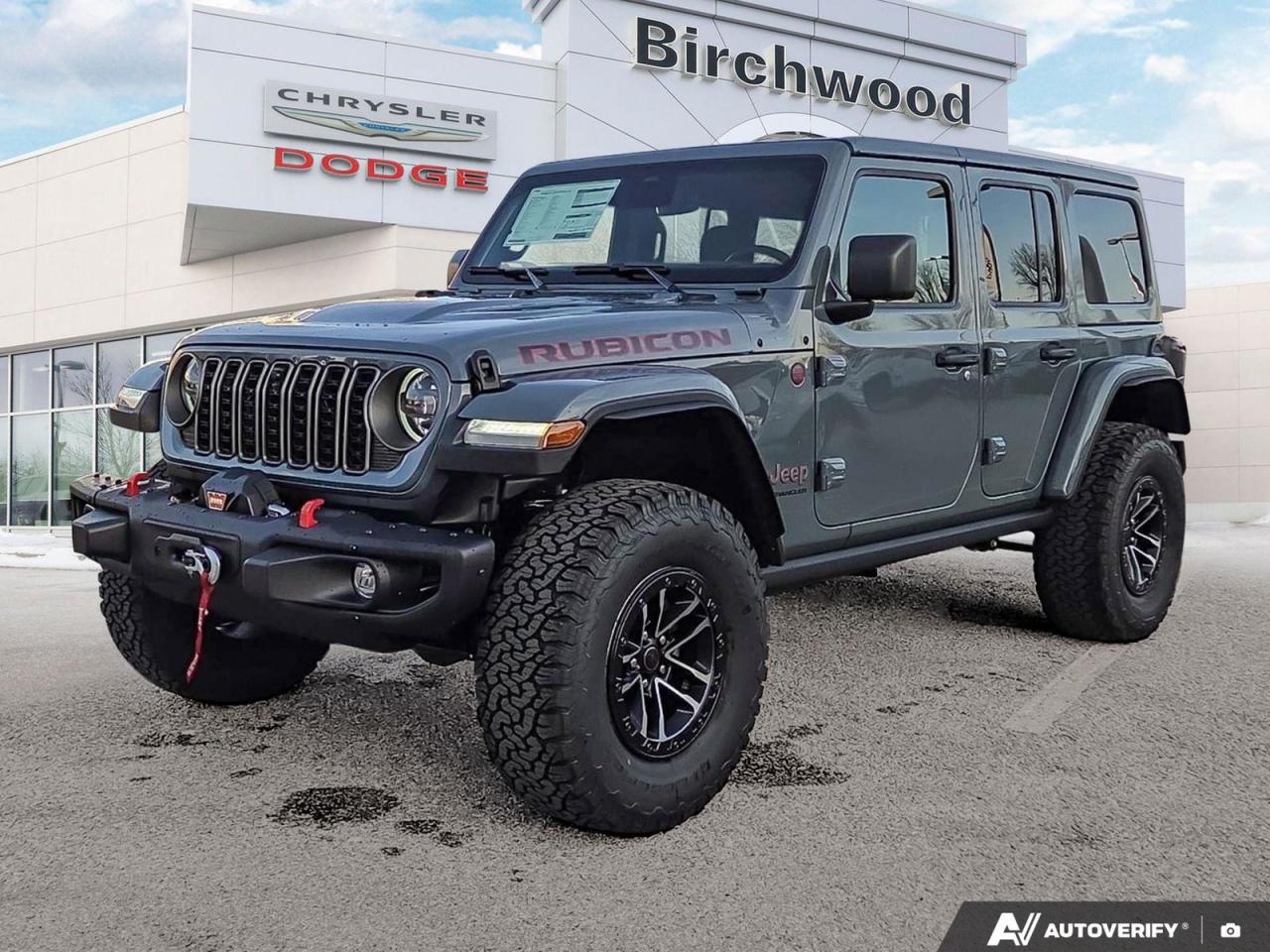 New 2026 Jeep Wrangler Rubicon X | Winter Tires Included! | Black Friday All Month! | for sale in Winnipeg, MB