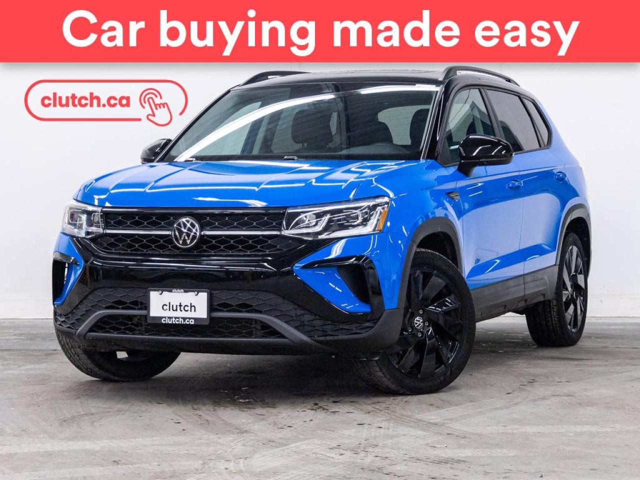Used 2024 Volkswagen Taos Comfortline AWD w/ Apple CarPlay & Android Auto, Panoramic Moonroof, Heated Steering Wheel for sale in Toronto, ON