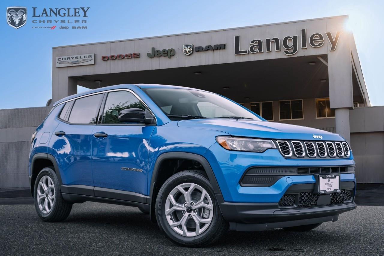 <p><strong>2026 Jeep Compass</strong></p><p>A capable compact SUV with standard all-wheel drive. </p><ul><li><p>2.0L Turbo 4-cylinder engine (200 hp, 221 lb-ft torque). </p></li><li><p>Standard 8-speed automatic transmission and 4x4 drivetrain. </p></li><li><p>Modern interior with advanced safety features. </p></li><li><p>Available Trailhawk model with enhanced off-road hardware. </p></li></ul><p>Come book a test drive at Langley Chrysler, conveniently located in Langley, British Columbia.</p><p><strong>Scroll down to see the full list of options and features.</strong></p>*All new vehicle purchases are plus the PDI accessory installs and any price increases provided by the manufacturer. For trucks the accessories will include wheel locks, spray-in liners, and mud flaps. For all other vehicles, wheel locks are standard, other equipment may apply. Confirm with the dealer.

<p>*All prices are net of all manufacturer incentives and/or rebates and are subject to change by the manufacturer without notice. All prices plus applicable taxes, applicable environmental recovery charges, documentation of $599 and full tank of fuel surcharge of $76 if a full tank is chosen.<br />Other items available that are not included in the above price:<br />Tire & Rim Protection and Key fob insurance starting from $599<br />Service contracts (extended warranties) for up to 7 years and 200,000 kms starting from $599<br />Custom vehicle accessory packages, mudflaps and deflectors, tire and rim packages, lift kits, exhaust kits and tonneau covers, canopies and much more that can be added to your payment at time of purchase<br />Undercoating, rust modules, and full protection packages starting from $199<br />Flexible life, disability and critical illness insurances to protect portions of or the entire length of vehicle loan?im?im<br />Financing Fee of $500 when applicable<br />Prices shown are determined using the largest available rebates and incentives and may not qualify for special APR finance offers. See dealer for details. This is a limited time offer.</p>