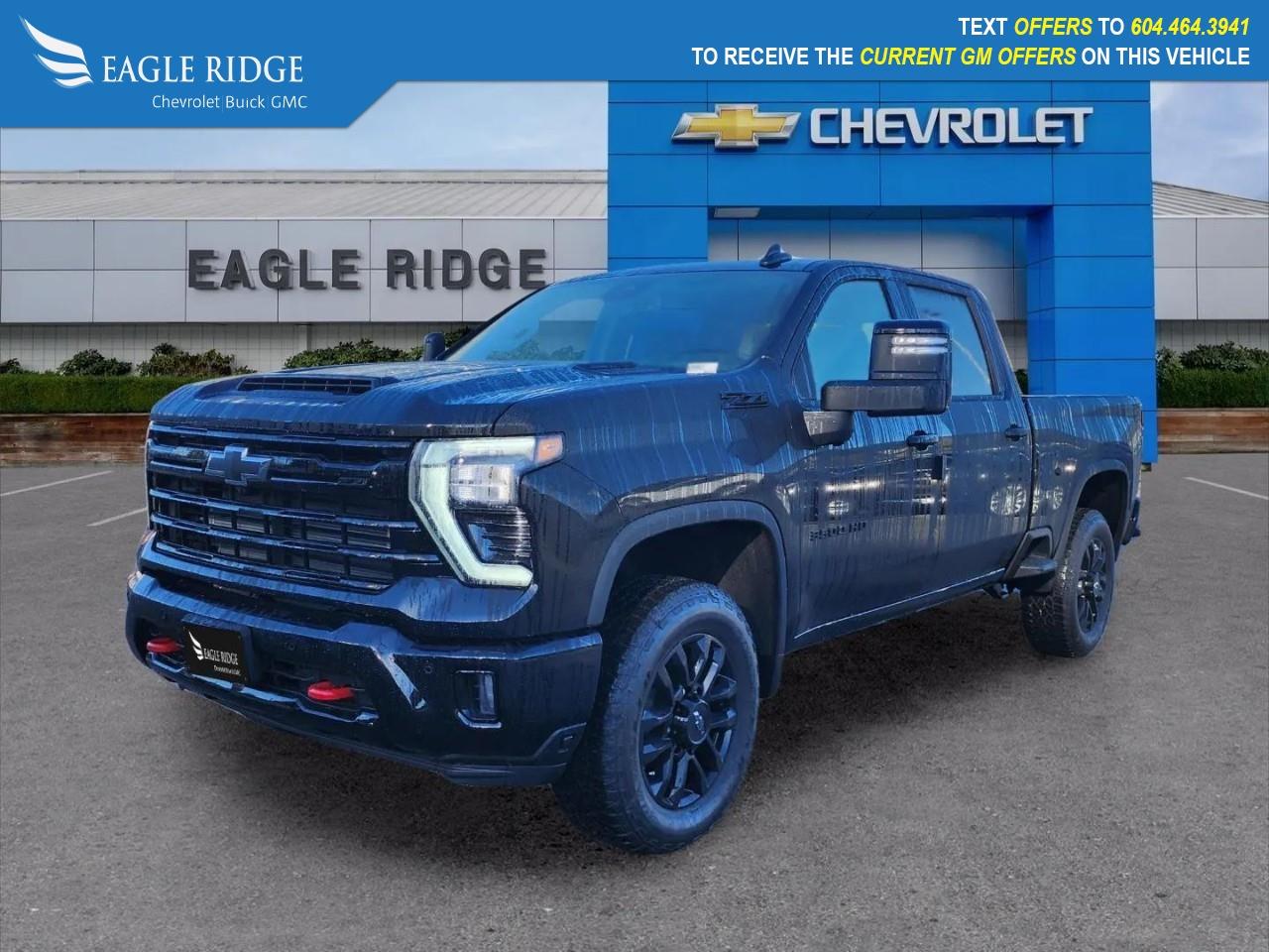 New 2026 Chevrolet Silverado 3500HD LT 13.4-inch infotainment touchscreen, 12.3-inch digital driver display, wireless Apple CarPlay and Android Auto, Bluetooth, WiFi compatibility, six-speaker audio system, automatic emergency braking for sale in Coquitlam, BC