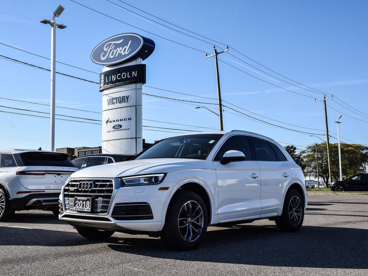 Used 2018 Audi Q5 2.0T Komfort Heated Leather Seats | Navigation | for sale in Chatham, ON
