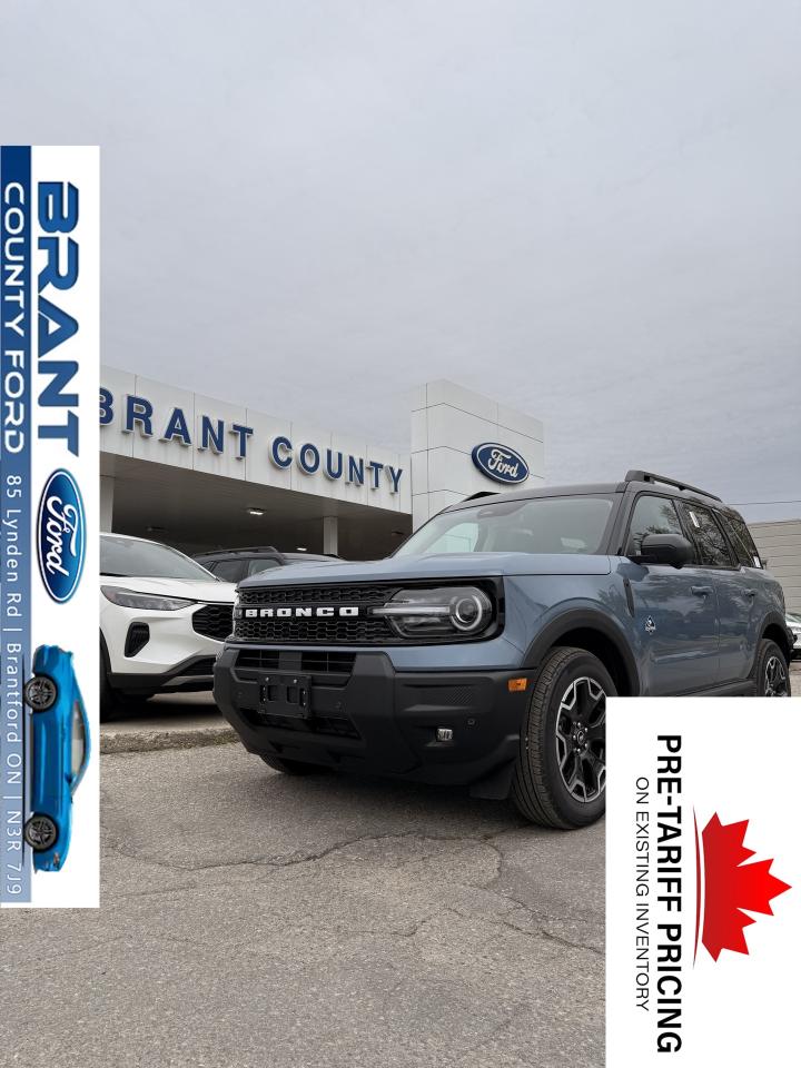 New 2025 Ford Bronco Sport Outer Banks for sale in Brantford, ON