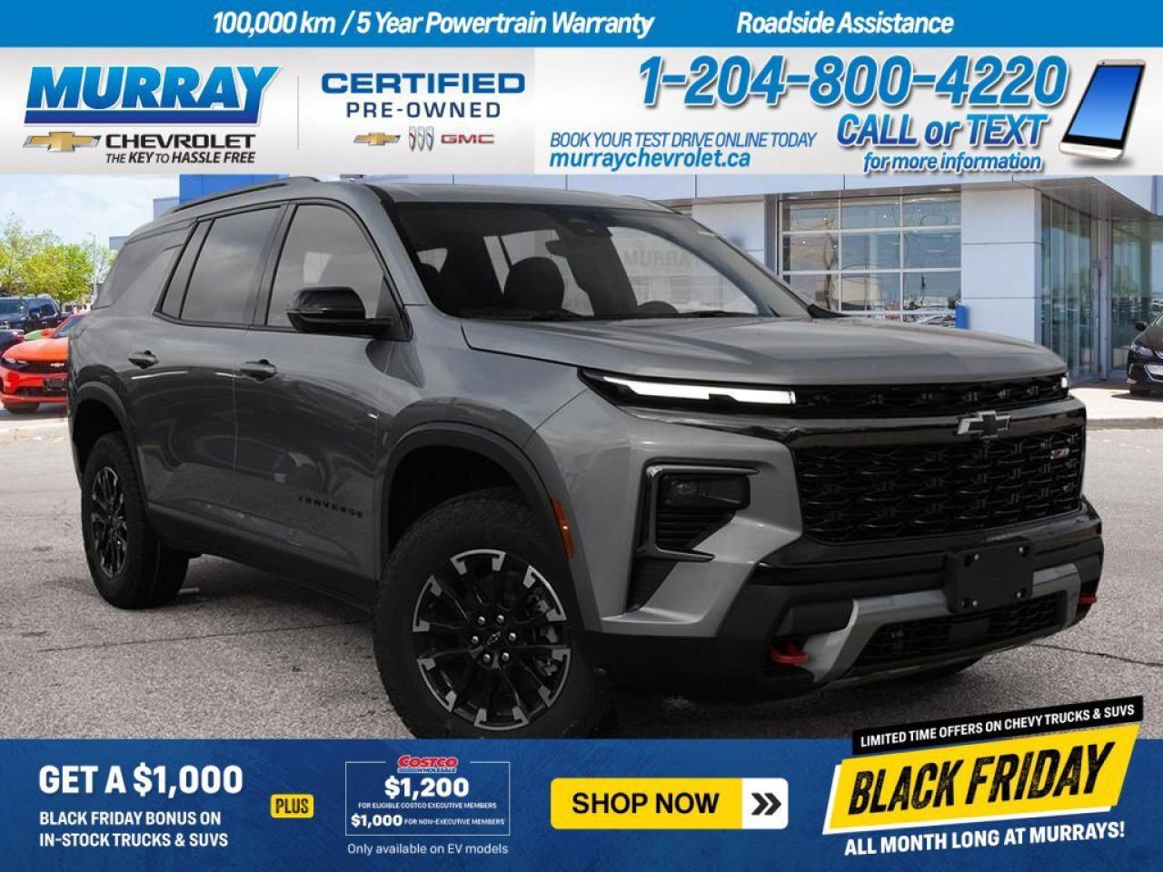 New 2026 Chevrolet Traverse Z71 for sale in Winnipeg, MB