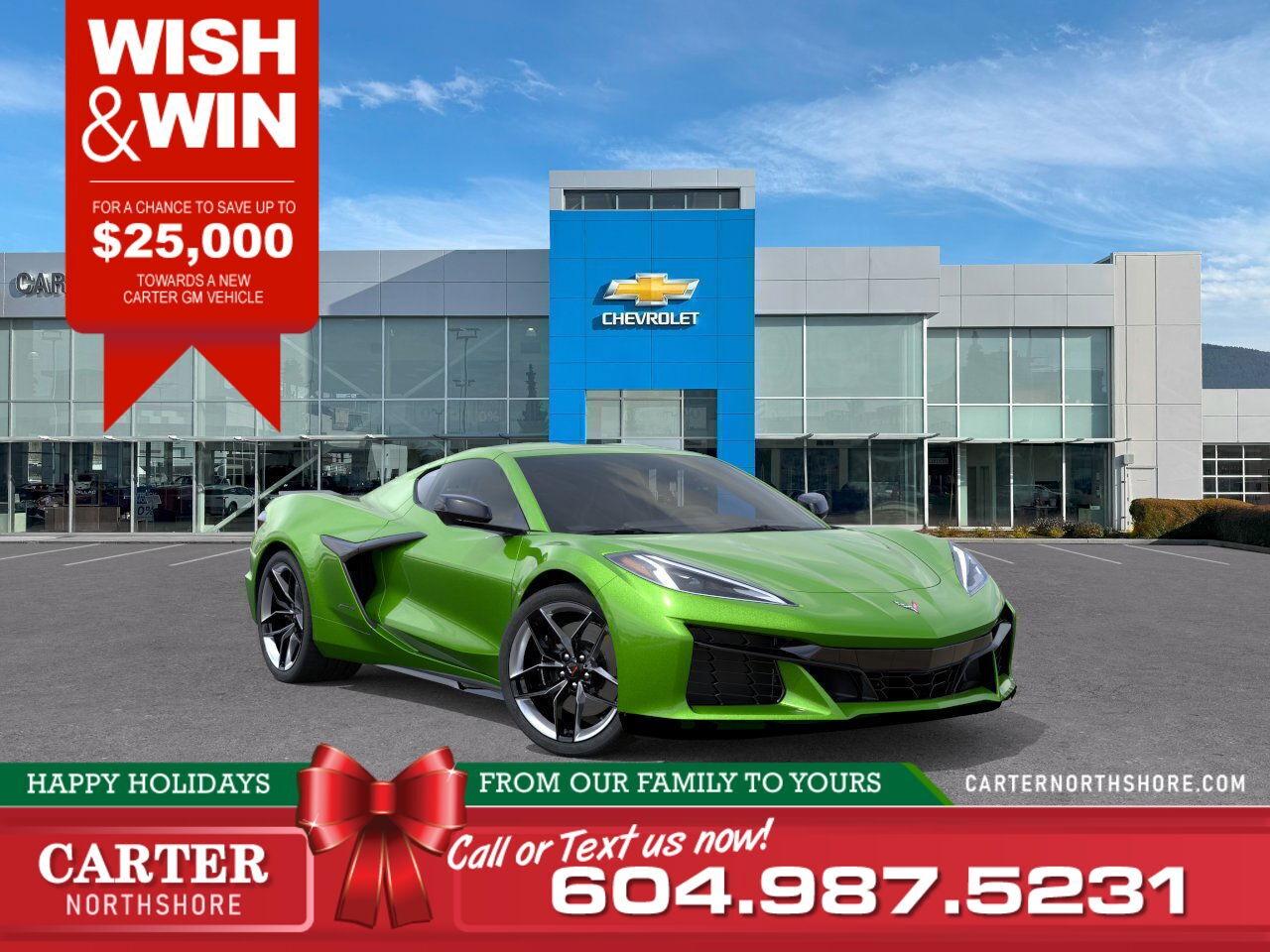 New 2026 Chevrolet Corvette 1LZ | Mag Ride Control/Driver Assist/Sound Enhance for sale in North Vancouver, BC