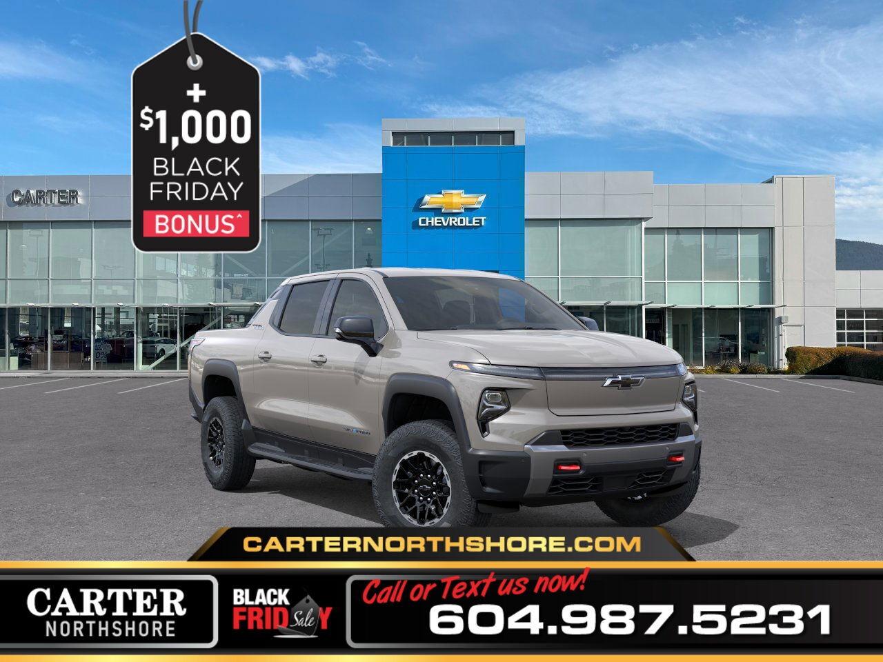 New 2026 Chevrolet Silverado EV TRAIL BOSS 4WD | Costco Members Save Up To $1,200! for sale in North Vancouver, BC