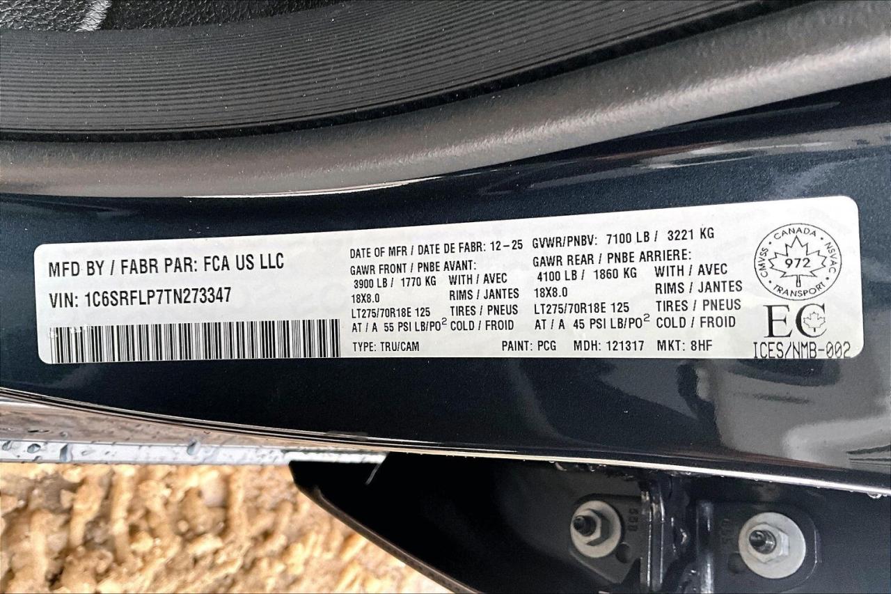 2026 RAM 1500 REBEL | Leather | Pano Roof | Level2 | Sport Hood Photo