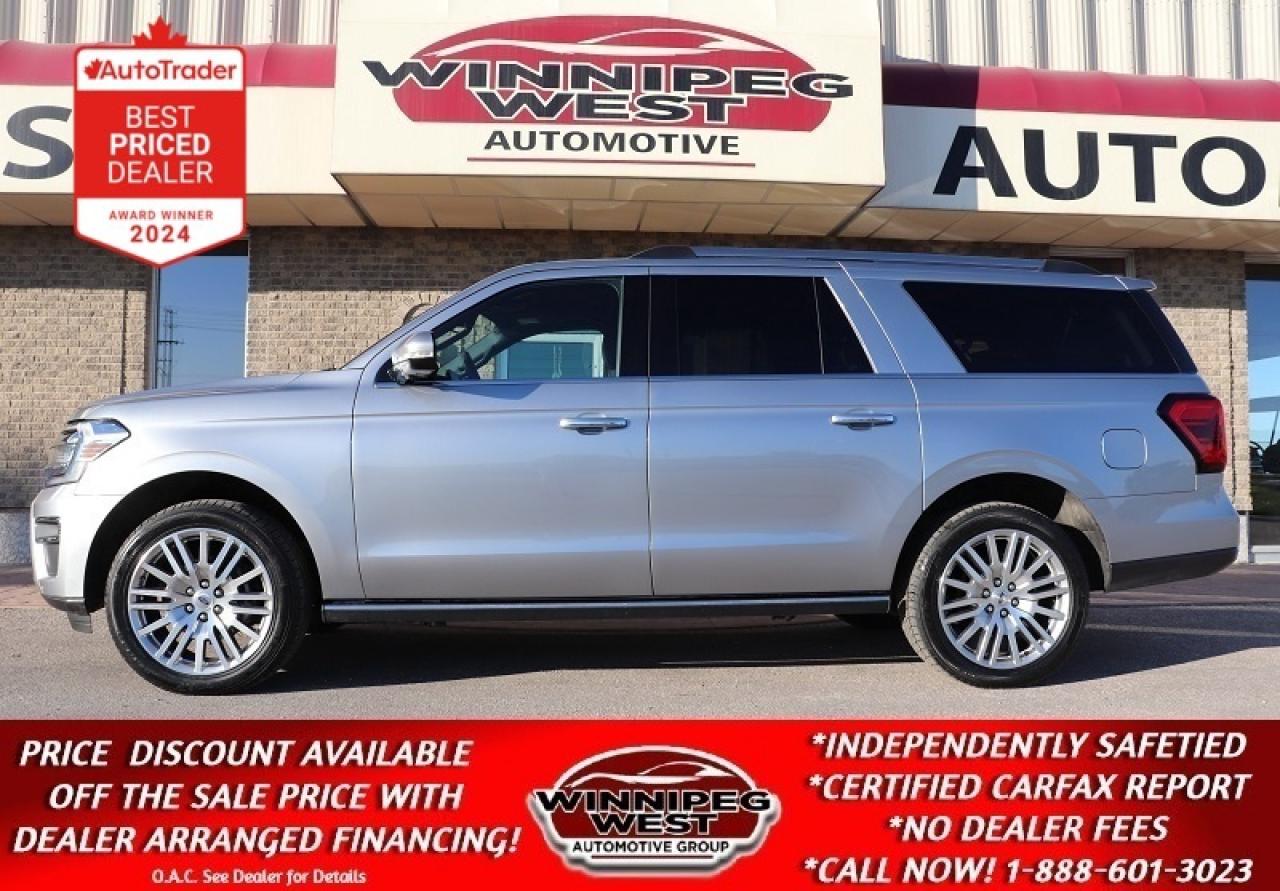 Used 2024 Ford Expedition LIMITED MAX 8-PASS, FULLY LOADED STUNNING & CLEAN! for sale in Headingley, MB