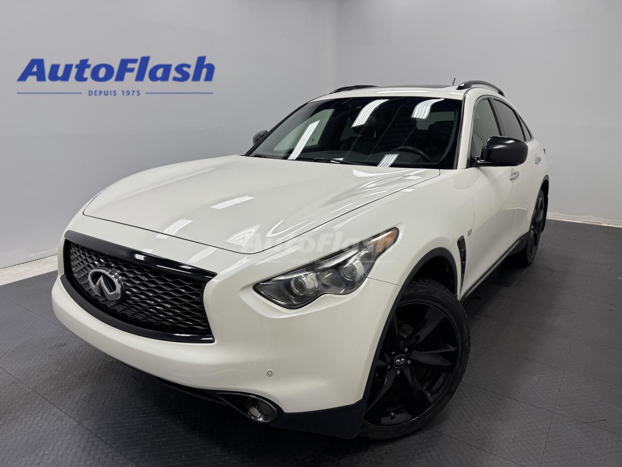 Used 2017 Infiniti QX70 S, AWD, 325HP, V6 3.7L, CAMERA, CUIR, TOIT OUVRANT for sale in Saint-Hubert, QC