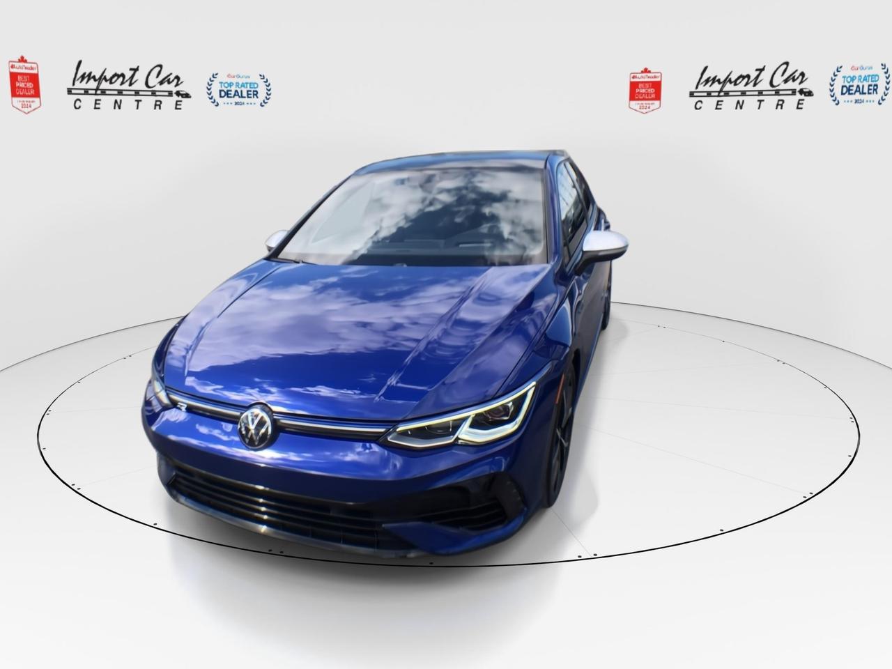 2024 Volkswagen Golf R ONLY 17KKM!!  LEATHER, PANO.ROOF, NAVI, HARMON KAR Photo