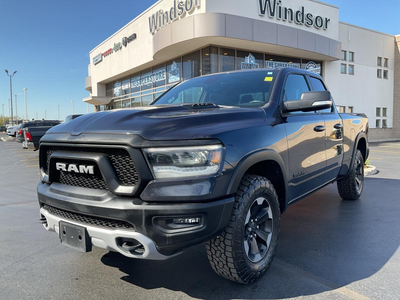 Used 2020 RAM 1500 Crew Cab REBEL / LEATHER / OFF ROAD GROUP / 3.92 / LOCKER for sale in Windsor, ON