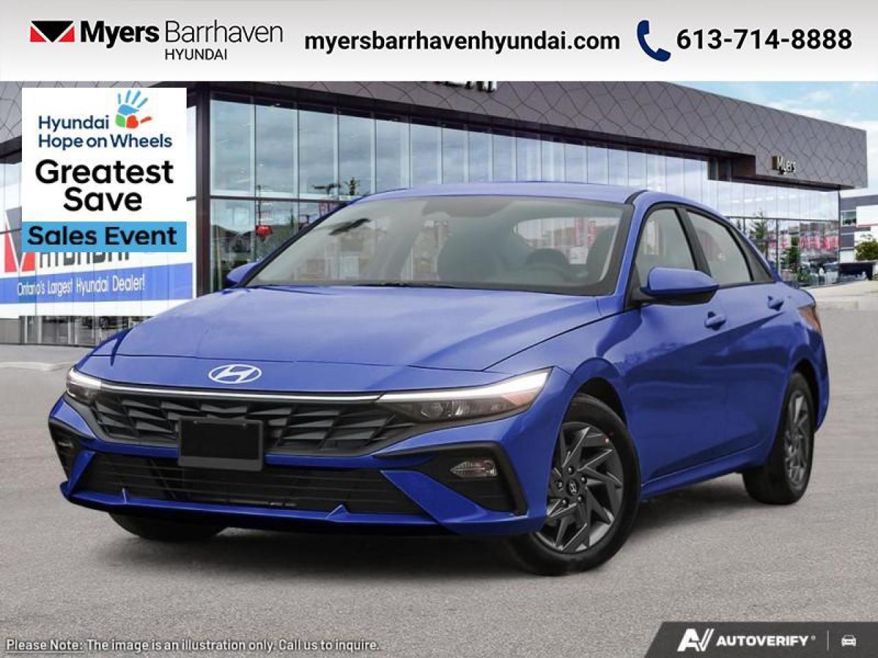 New 2025 Hyundai Elantra Preferred  - Remote Start - $193 B/W for sale in Nepean, ON