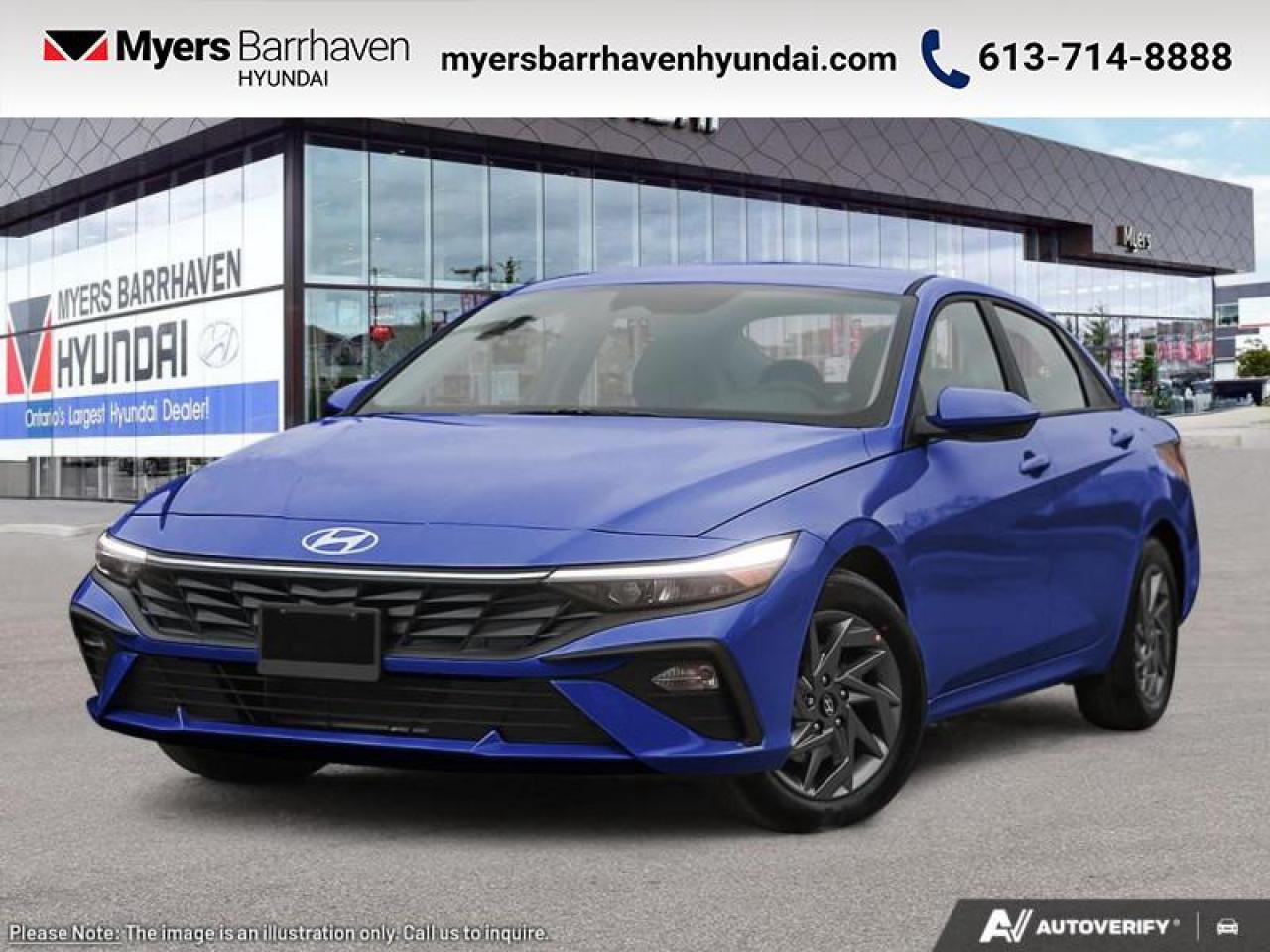 New 2025 Hyundai Elantra Preferred  - Remote Start - $193 B/W for sale in Nepean, ON