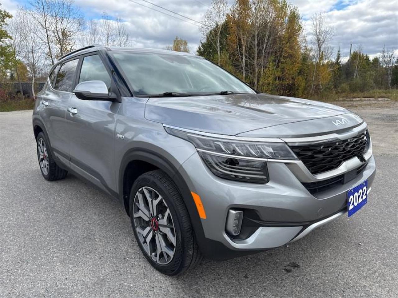 Used 2022 Kia Seltos SX Turbo  Accident Free on Carfax Report - $186 B/W for sale in Timmins, ON