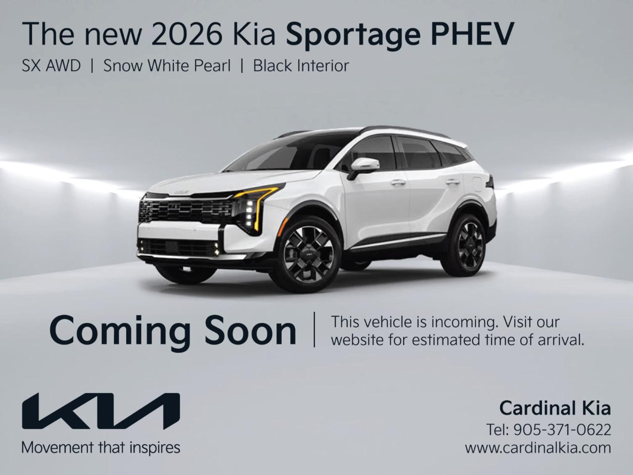 New 2026 Kia Sportage PHEV SX - Black Interior for sale in Niagara Falls, ON