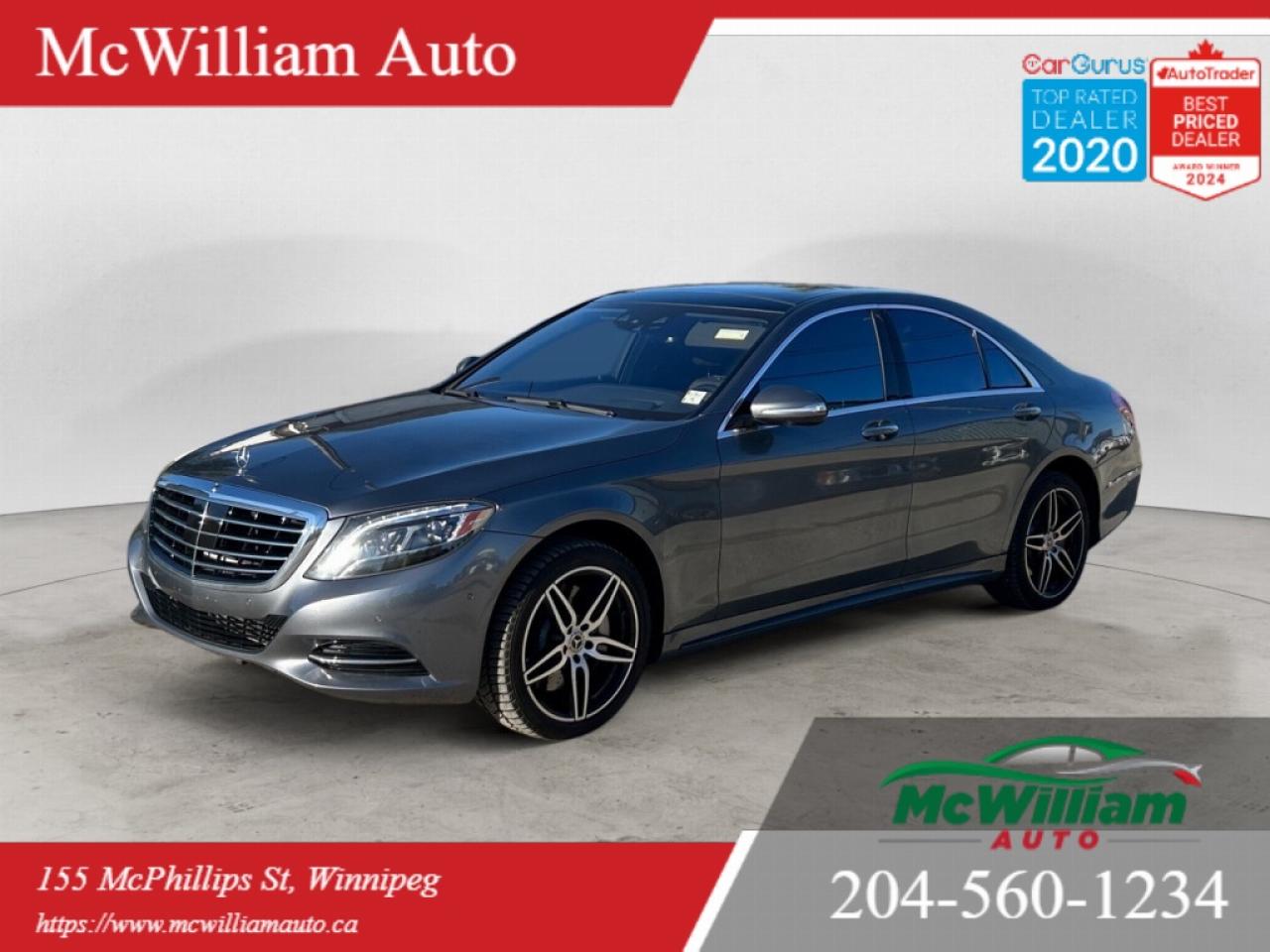 Used 2017 Mercedes-Benz S-Class S400 4MATIC w/AIR MATIC | MASSAGE SEATS | AMBIENT LIGHTING | **REBUILT TITLE**| for sale in Winnipeg, MB