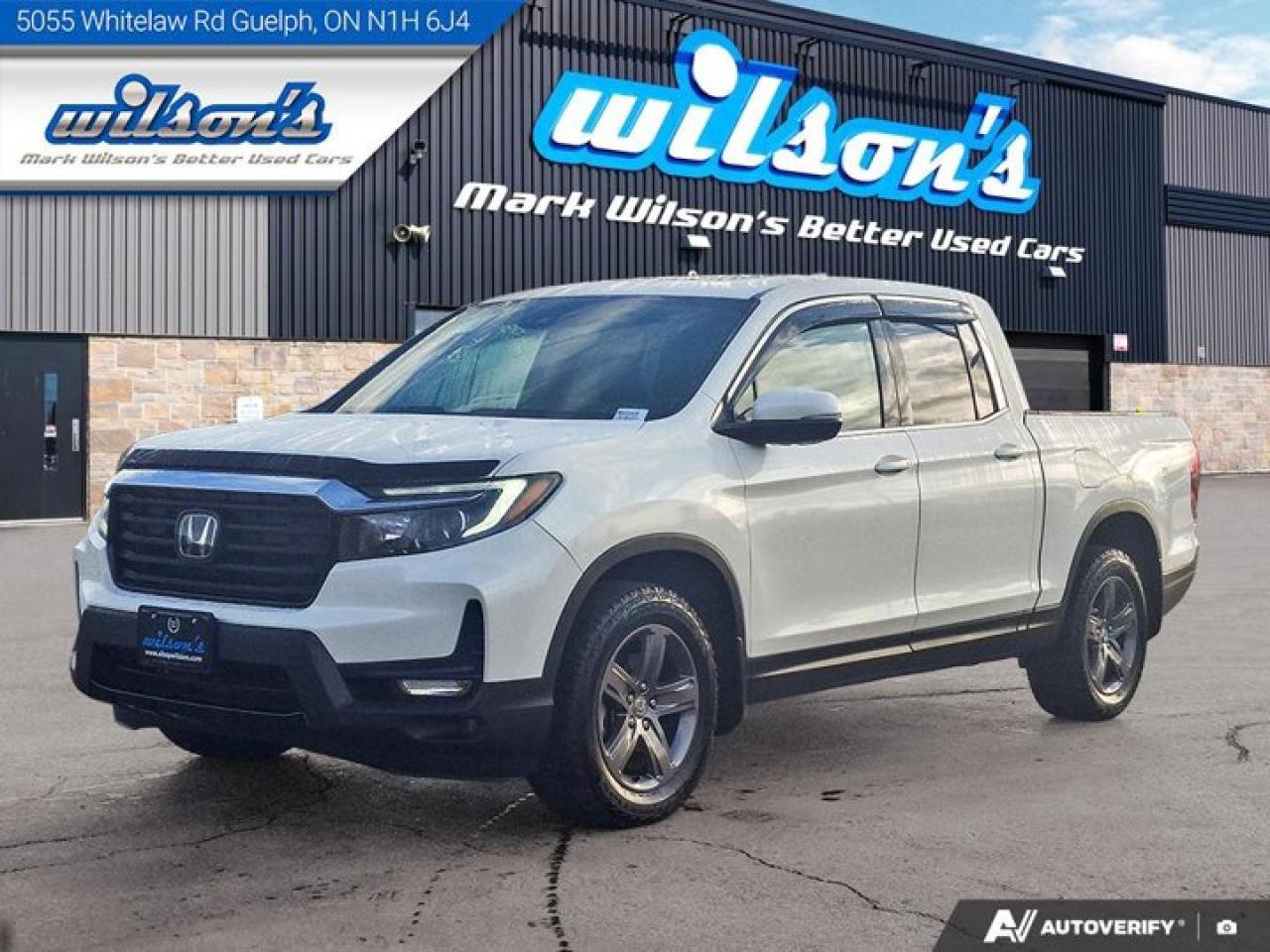 Used 2021 Honda Ridgeline Touring AWD | Leather | Sunroof | Nav | Adaptive Cruise | Heated Wheel + Seat | CarPlay & More ! for sale in Guelph, ON
