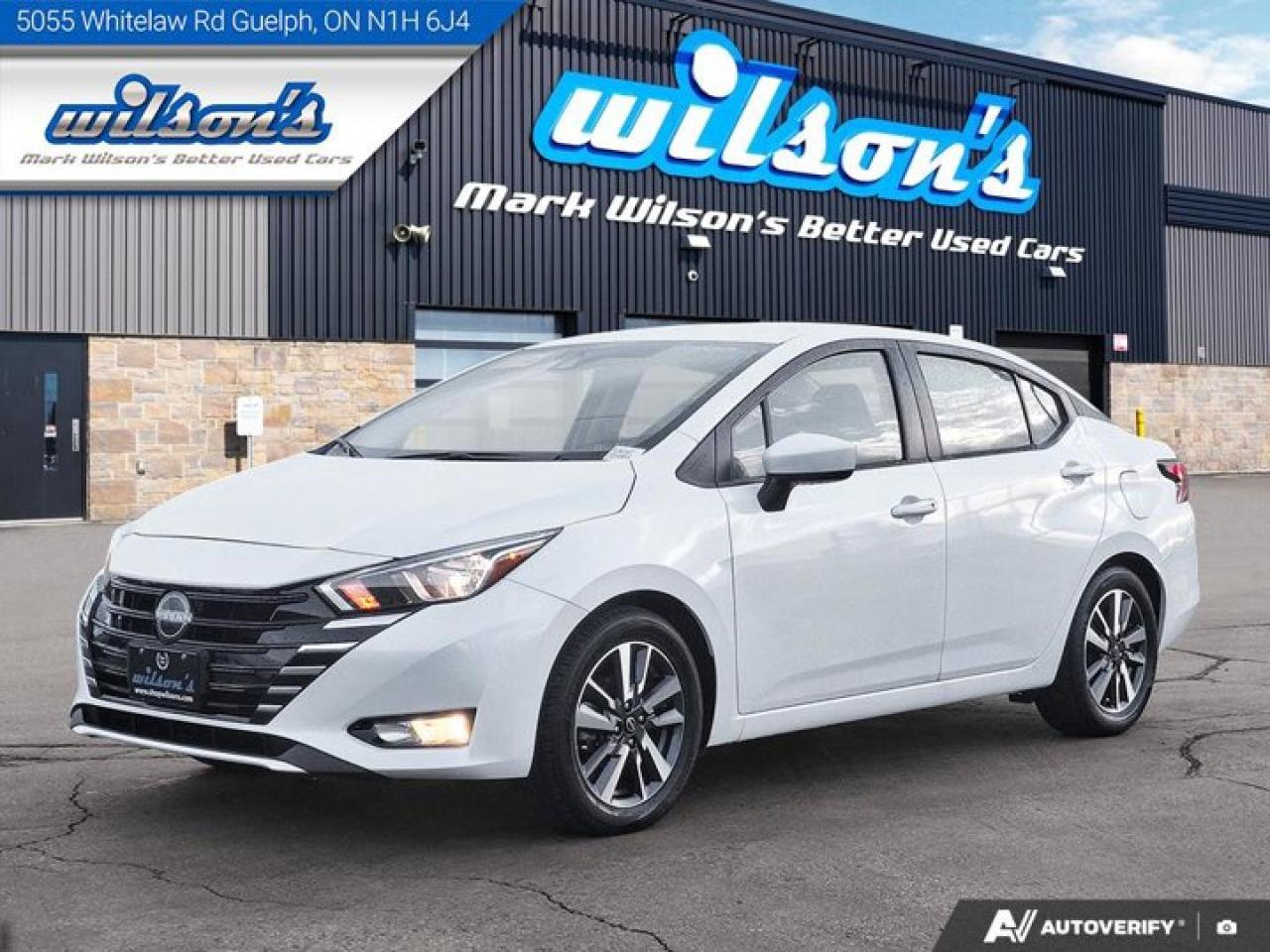 Used 2023 Nissan Versa SV | Heated Seats | Blind Spot | CarPlay | Reverse Cam | Wireless Charger | and More ! for sale in Guelph, ON