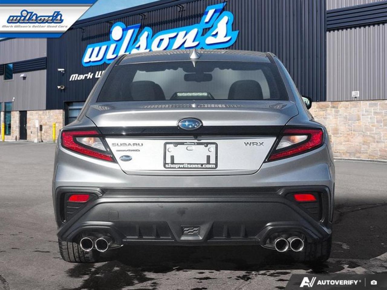 2023 Subaru WRX AWD | 6-Speed Manual | Heated Seats | CarPlay + Android | Rear Camera | Alloy Wheels and More ! Photo3