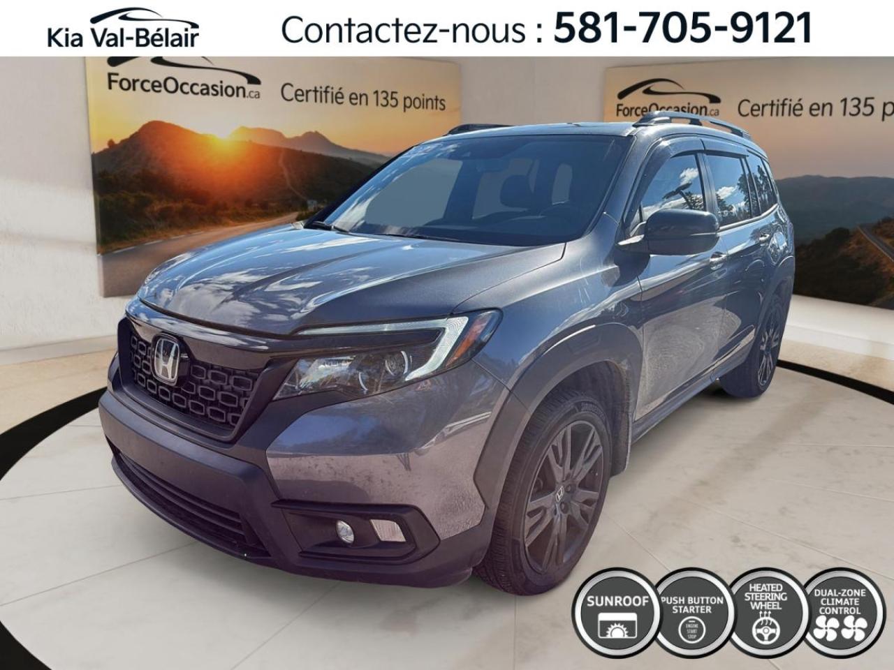 Used 2021 Honda Passport Sport *AWD *V6 *CARPLAY *TOIT *CRUISE *SIEGES CHAUFF *CAMERA for sale in Québec, QC