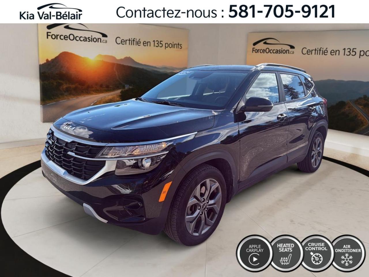 Used 2024 Kia Seltos LX *AWD *CRUISE *CAMERA *CARPLAY *SIEGES CHAUFF for sale in Québec, QC