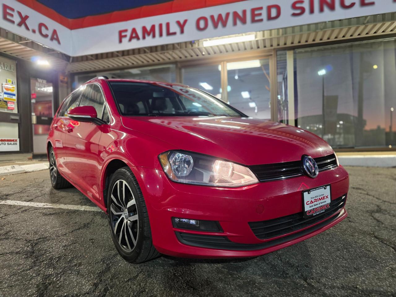 2017 Volkswagen Golf Sportwagen 1.8 TSI Comfortline AWD | Sunroof | BSM | Leather | Backup Camera | Photo