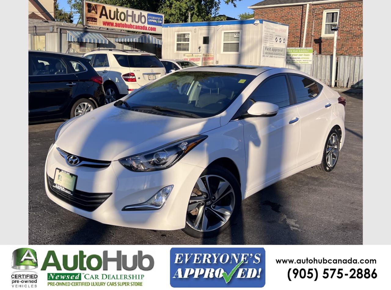 Used 2016 Hyundai Elantra LIMITED-BACKUP CAMERA/HEATED SEATS&STEERING/LEATHER/SUNROOF/NAV for sale in Hamilton, ON