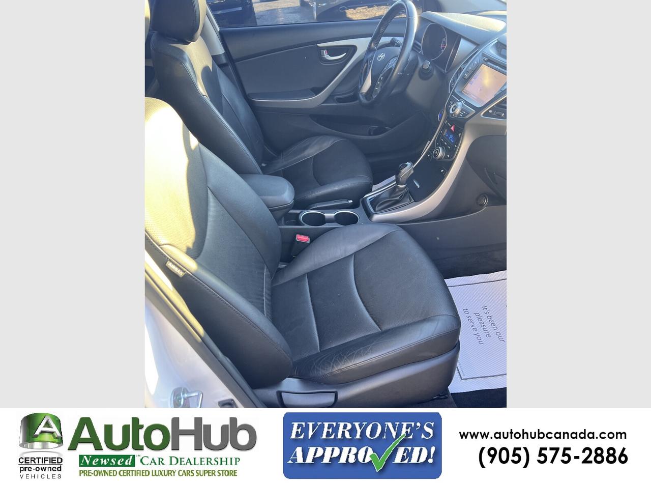 2016 Hyundai Elantra LIMITED-BACKUP CAMERA/HEATED SEATS&STEERING/LEATHER/SUNROOF/NAV Photo