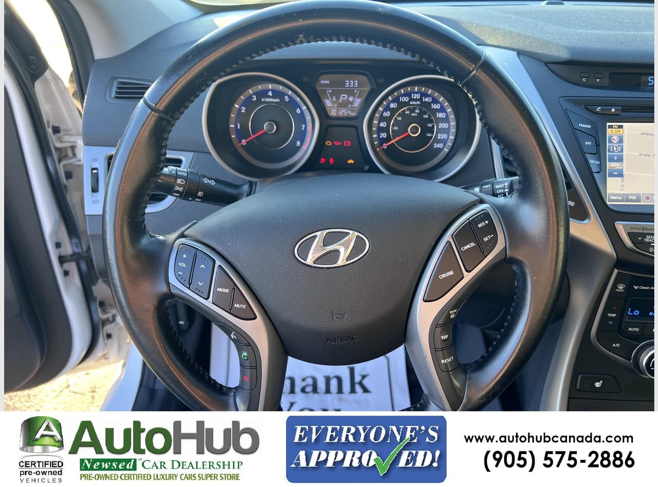 2016 Hyundai Elantra LIMITED-BACKUP CAMERA/HEATED SEATS&STEERING/LEATHER/SUNROOF/NAV Photo