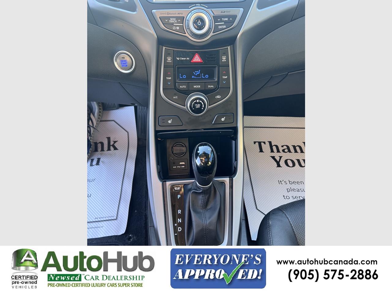 2016 Hyundai Elantra LIMITED-BACKUP CAMERA/HEATED SEATS&STEERING/LEATHER/SUNROOF/NAV Photo