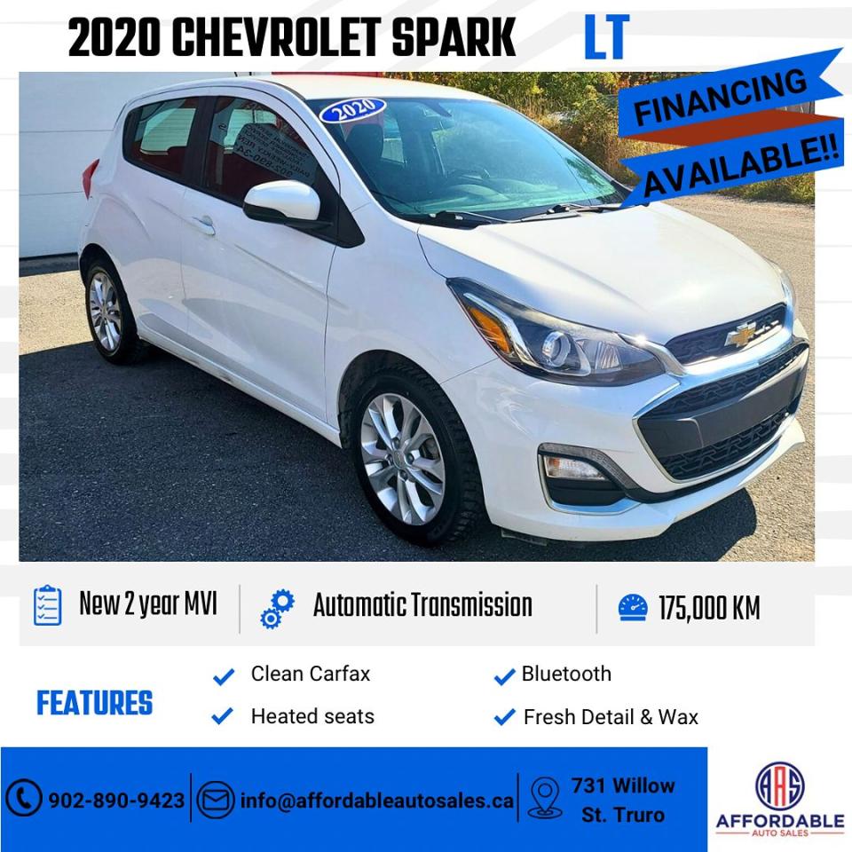 Used 2020 Chevrolet Spark LT for sale in Truro, NS