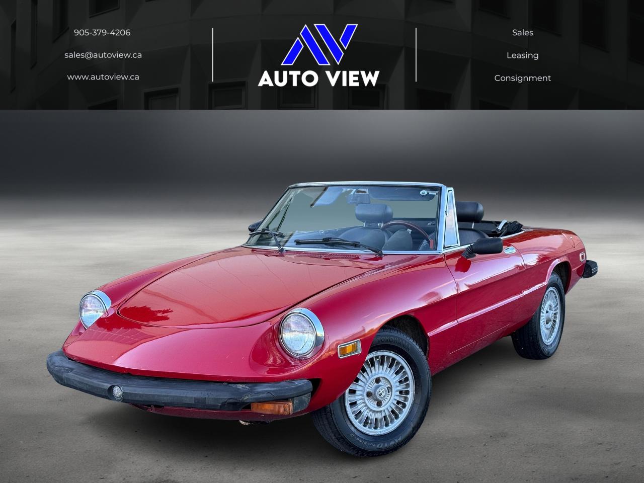 Used 1976 Alfa Romeo Spider Veloce **CERTIFIED** for sale in Stoney Creek, ON