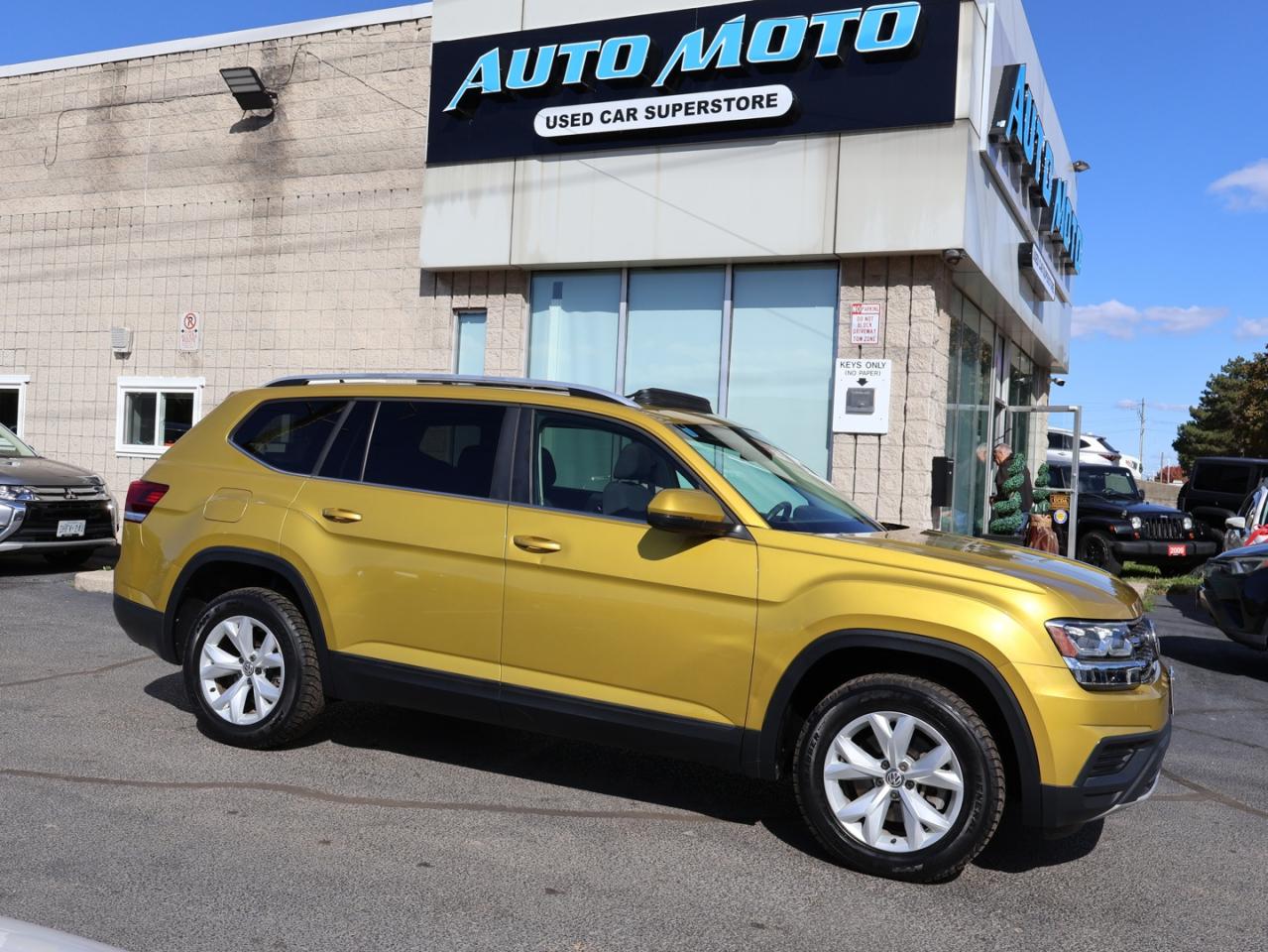 2018 Volkswagen Atlas V6 TRENDLINE AWD *ACCIDENT FREE*V.W MAINTAIN* CAMERA BLUETOOTH HEATED SEATS PANO ROOF CRUISE ALLOYS