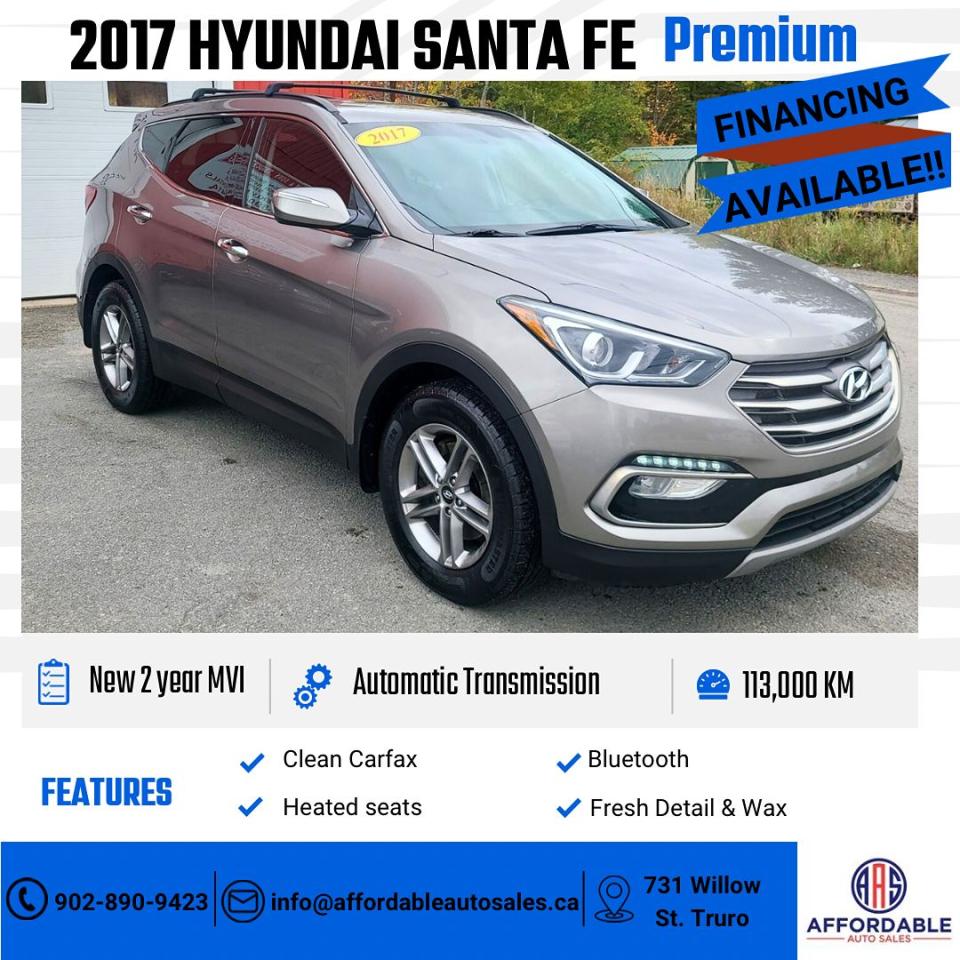 Used 2017 Hyundai Santa Fe Sport Premium for sale in Truro, NS