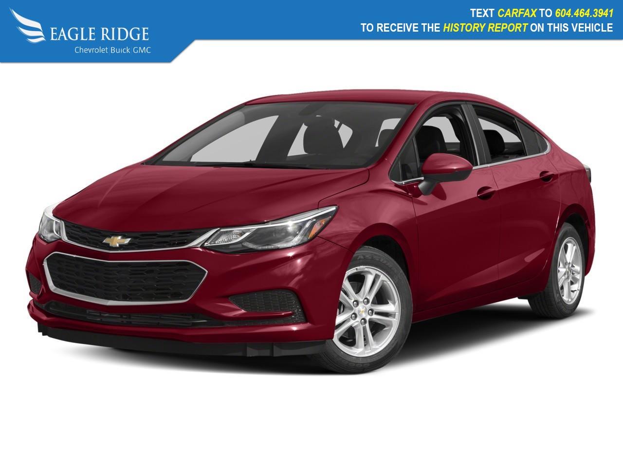 Used 2018 Chevrolet Cruze LT Auto Primary Foldable Key Delete, Remote keyless entry, Steering wheel mounted audio controls, Tachometer, Telescoping steering wheel, Tilt steering wheel, USB Charging Port for sale in Coquitlam, BC
