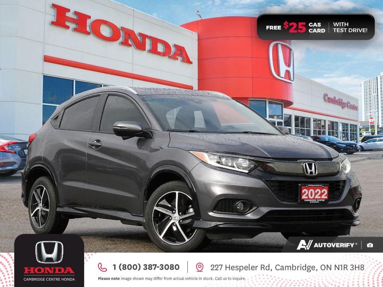 Used 2022 Honda HR-V Sport HONDA SENSING TECHNOLOGIES | REARVIEW CAMERA | APPLE CARPLAY™/ANDROID AUTO™ for sale in Cambridge, ON