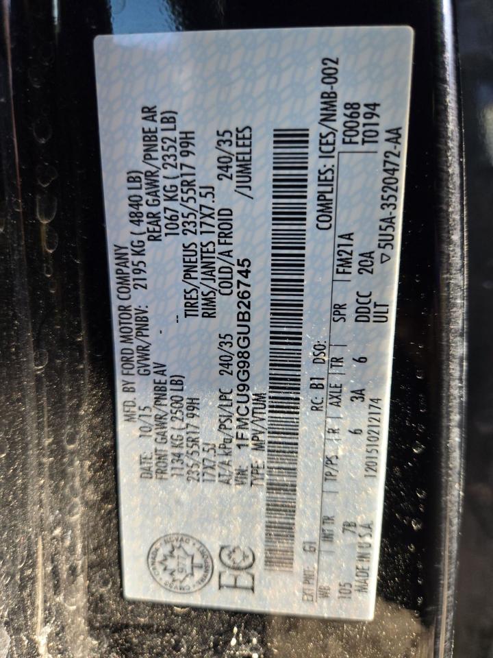 2016 Ford Escape SE - Photo #14