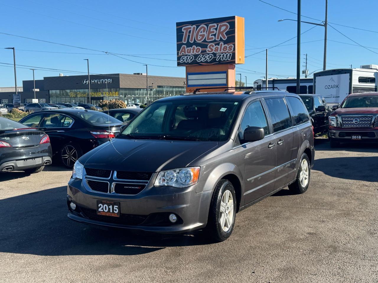 Used 2015 Dodge Grand Caravan CREW PLUS, LEATHER, NAVI, LOADED, 175KMS, AS IS for sale in London, ON