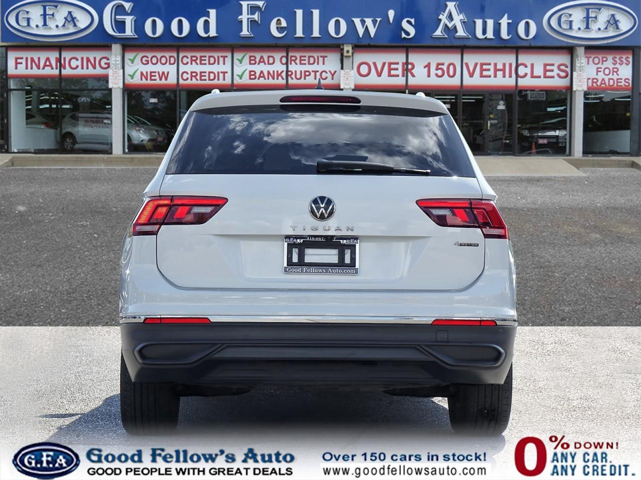 2022 Volkswagen Tiguan COMFORTLINE MODEL, 4MOTION, LEATHER SEATS, REARVIE - Photo #4