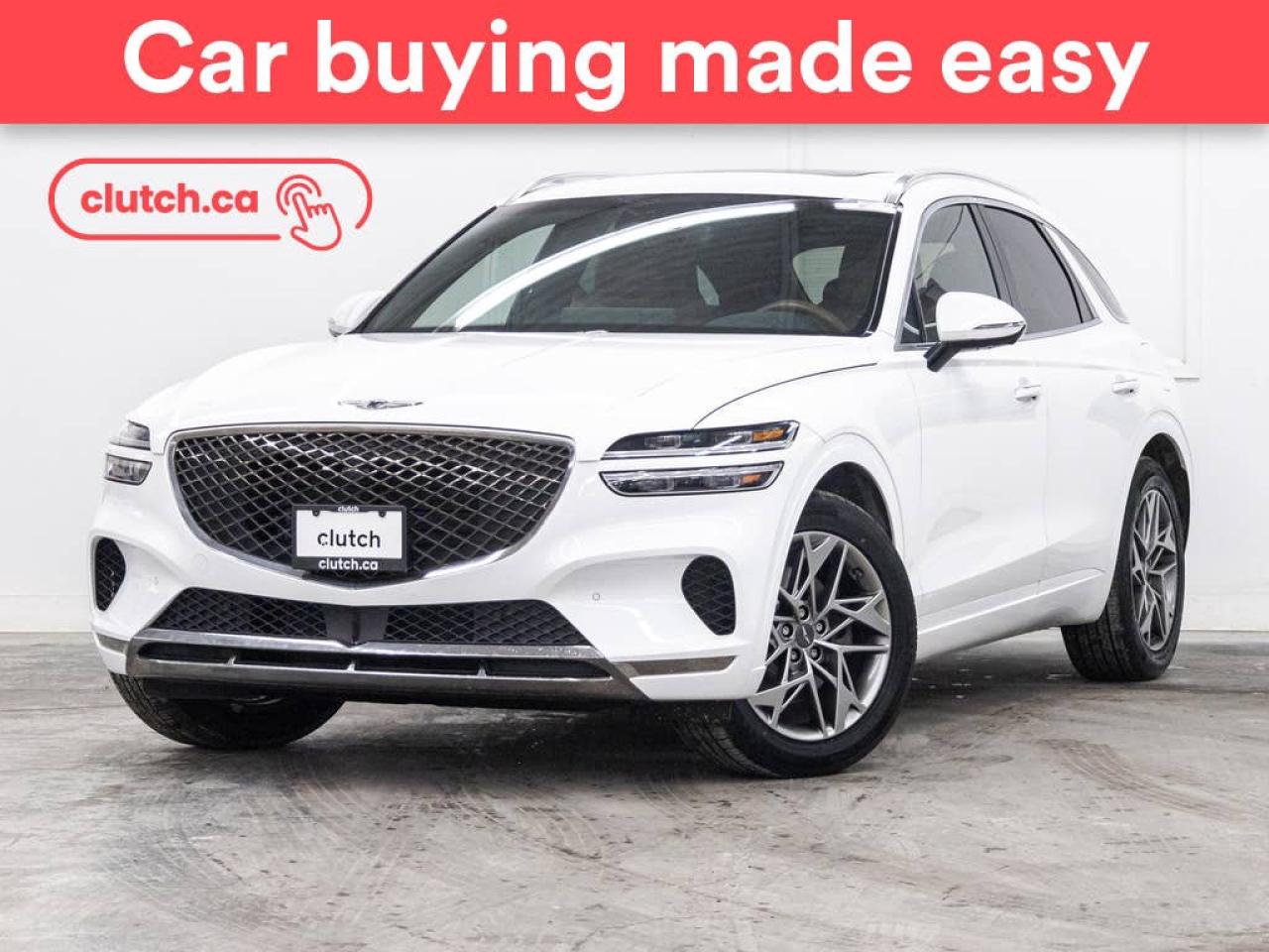 Used 2022 Genesis GV70 2.5T Advanced Plus AWD w/ Apple CarPlay & Android Auto, Panoramic Moonroof, Nav for sale in Toronto, ON