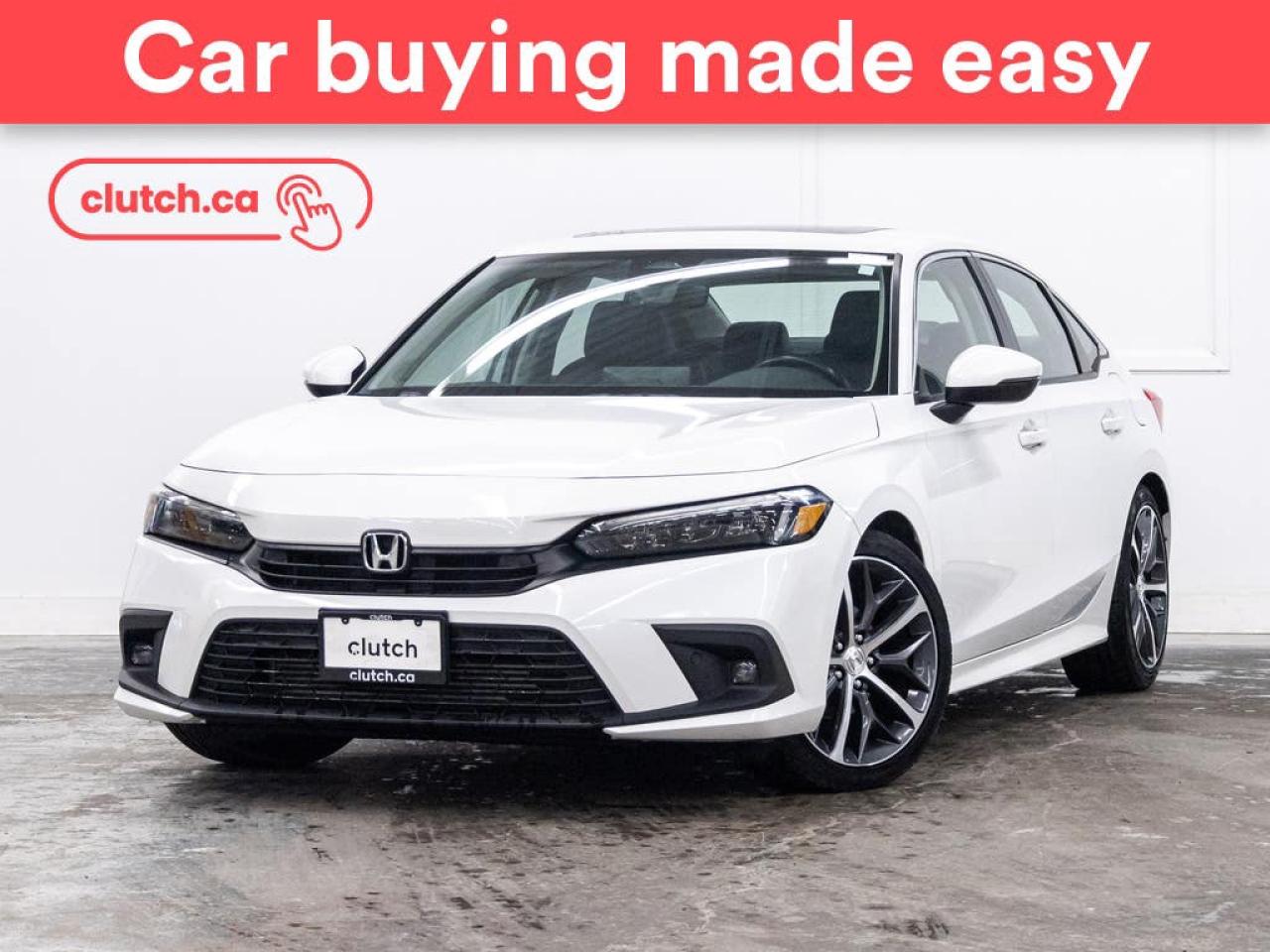 Used 2022 Honda Civic Touring w/ Apple CarPlay & Android Auto, Nav, Power Moonroof for sale in Toronto, ON