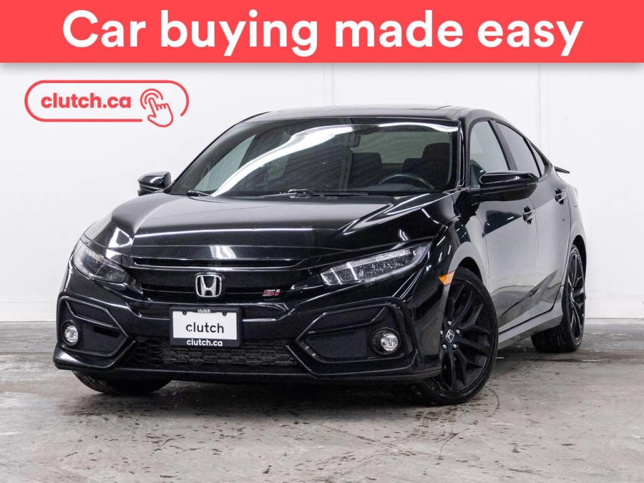 Used 2020 Honda Civic Si w/Apple CarPlay & Android Auto, Heated Front Seats, Backup Cam for sale in Toronto, ON
