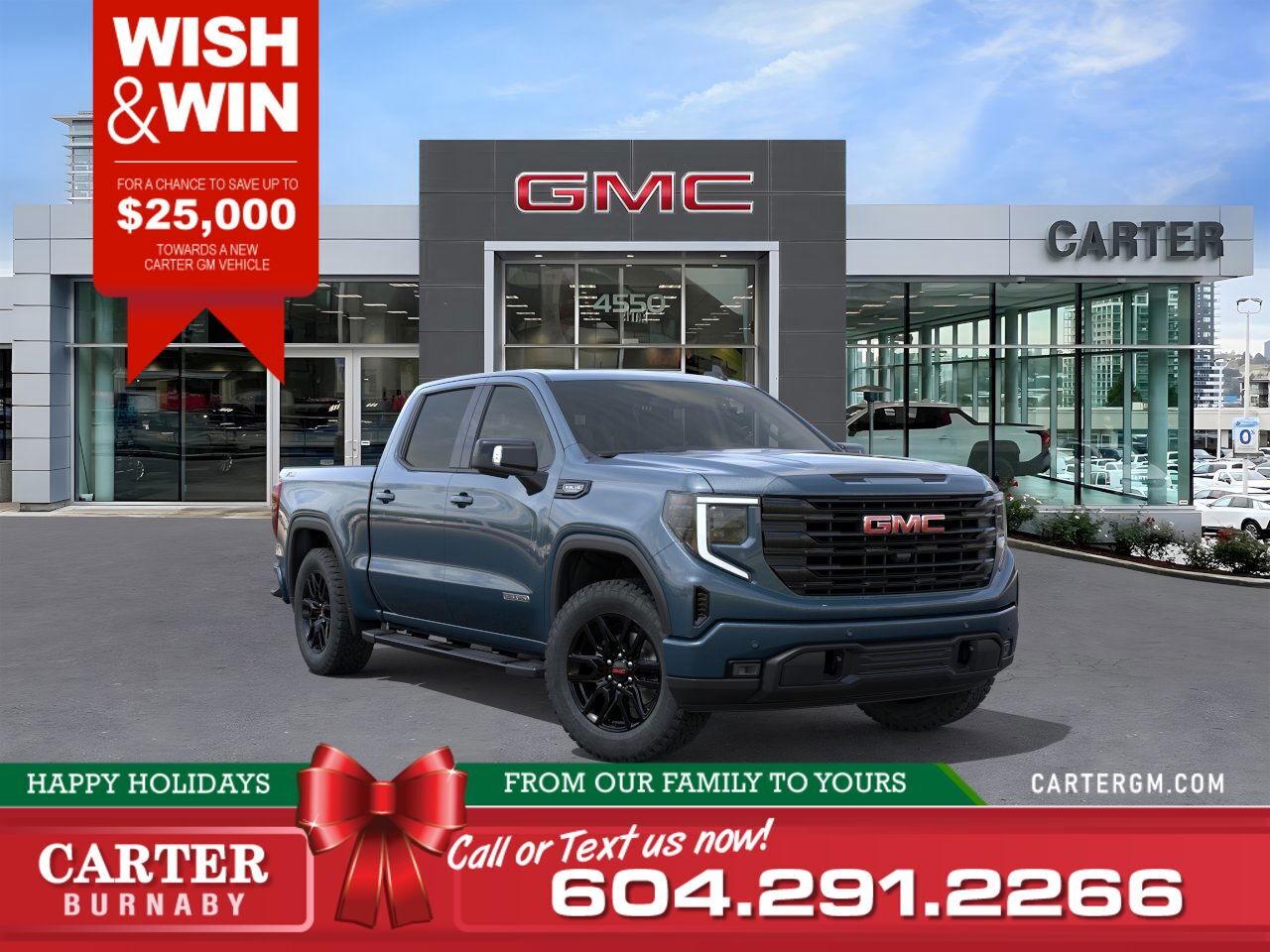 New 2026 GMC Sierra 1500 ELEVATION 4WD | WISH & WIN - SAVE UP TO $25,000! for sale in Burnaby, BC