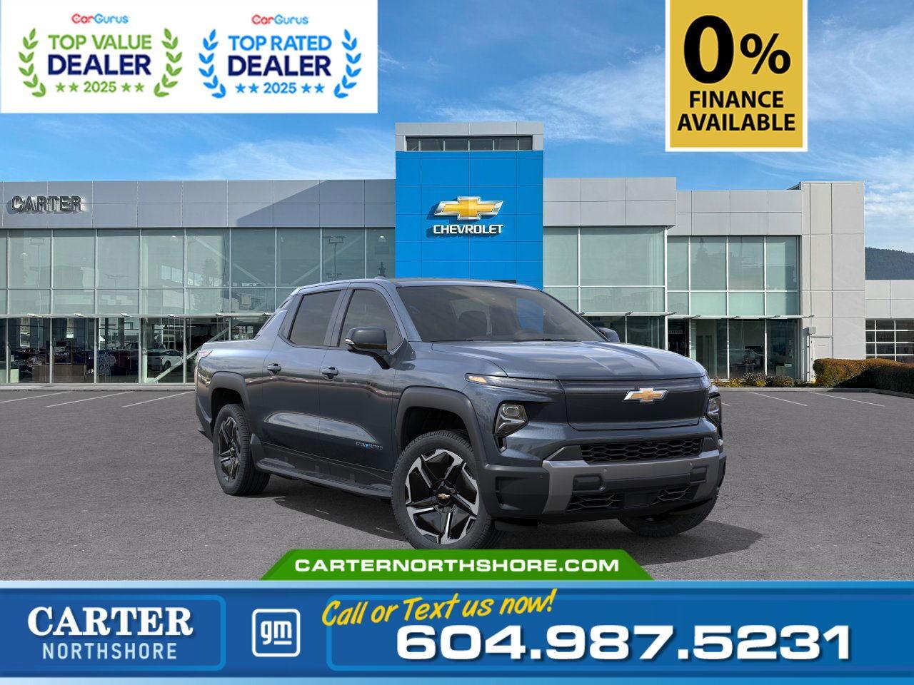 New 2025 Chevrolet Silverado EV 3LT 4WD | Glass Roof/HD Vision/Trailer Pkg for sale in North Vancouver, BC
