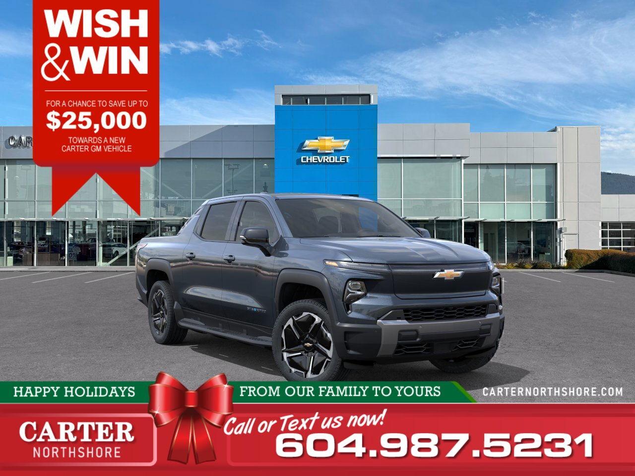 New 2025 Chevrolet Silverado EV 3LT 4WD | Costco Members Save Up To $1,200! for sale in North Vancouver, BC