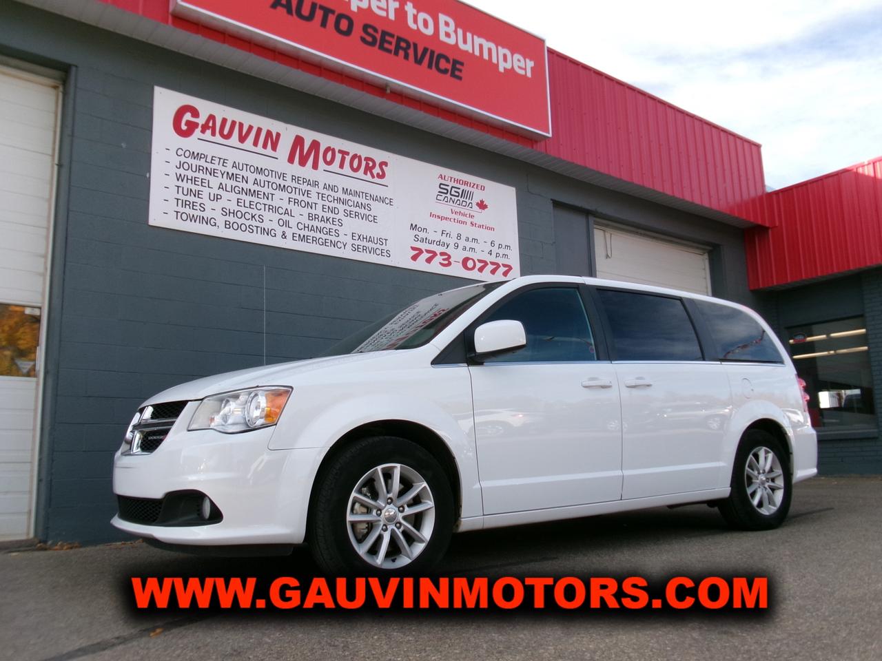 ?? **For Sale: 2020 Grand Caravan SXT Plus at Gauvin Motors Limited!** ??

Are you looking for the perfect family vehicle? Look no further! This well-equipped 2020 Grand Caravan SXT Plus is now available for just **$22,995**.

- **Powerful & Efficient**: Equipped with a robust 3.6 L V6 engine and a smooth 6-speed automatic transmission.
- **Spacious Comfort**: Seats up to seven passengers comfortably with quad bucket seats and versatile Stow & Go seating.
- **Luxury Features**: Enjoy leather-wrapped seats, dual-zone climate control, and a premium sound system.
- **Safety & Convenience**: Comes with a rear camera, fog lights, keyless entry, and privacy glass for added peace of mind.
- **Ready to Roll**: This vehicle has been fully inspected and serviced, ensuring its ready for any adventure.

?? **Financing Made Easy**: Grades are welcome, and we offer low-rate, on-the-spot financing!

Dont miss your chance to own this fantastic Grand Caravan. Visit **Gauvin Motors Limited** in Swift Current today and drive away in style!