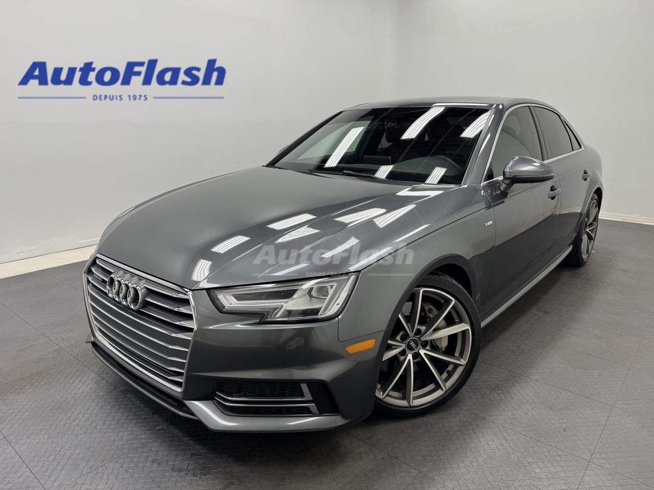 Used 2017 Audi A4 2.0 TECHNIK, S-LINE QUATTRO, 252HP, CUIR, SON B&O for sale in Saint-Hubert, QC