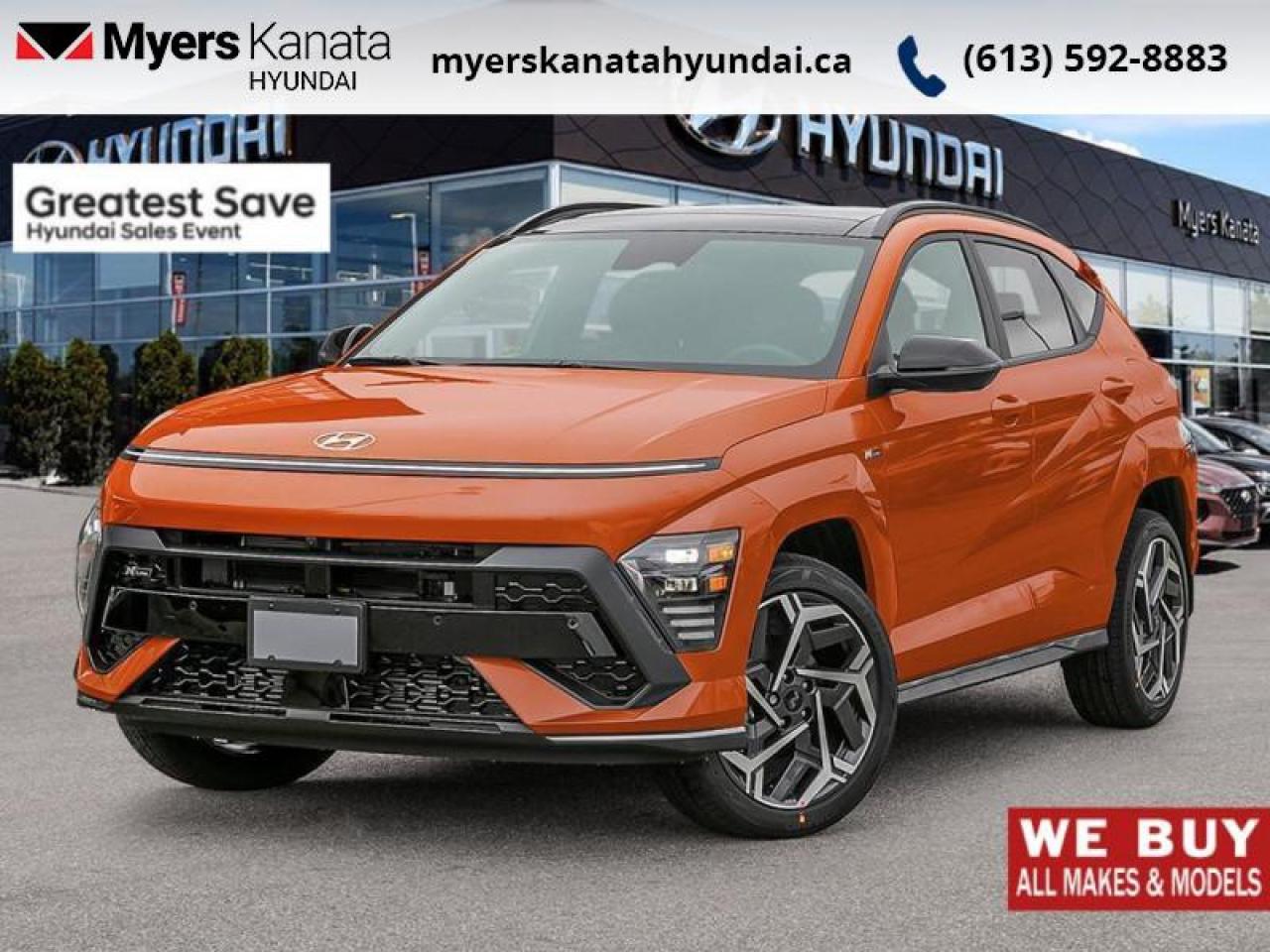 New 2026 Hyundai KONA N Line AWD  - $138.61 /Wk for sale in Kanata, ON